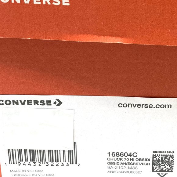 đź’–MEGA SALEđź’–Converse Men 8.5 168604C Chuck 70 Limited Navy White Sneakers - Picture 10 of 10